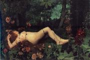 William Stott of Oldham The Nymph Sweden oil painting artist